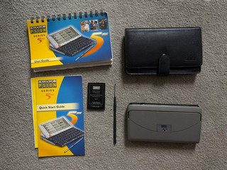 Psion Series 5mx Handheld PDA – Vintage Organiser – With Case Manuals & Case