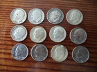 LOT OF 12 1950S '60S DIMES   TRUE  AUCTION NO RESERVE