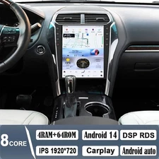 14.4'' Tesla Android Stereo Car Radio Nav For Ford Explorer S1 2011-2019 Auto