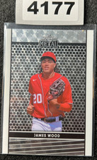 Marketplace image: James Wood Rc 2024 Leaf Superfractor True 1/1 Silver Vinyl (4177