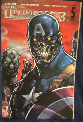 Marvel Comics The Ultimates 3 #5 Variant Edition 2008 Loeb Madureira Lichtner
