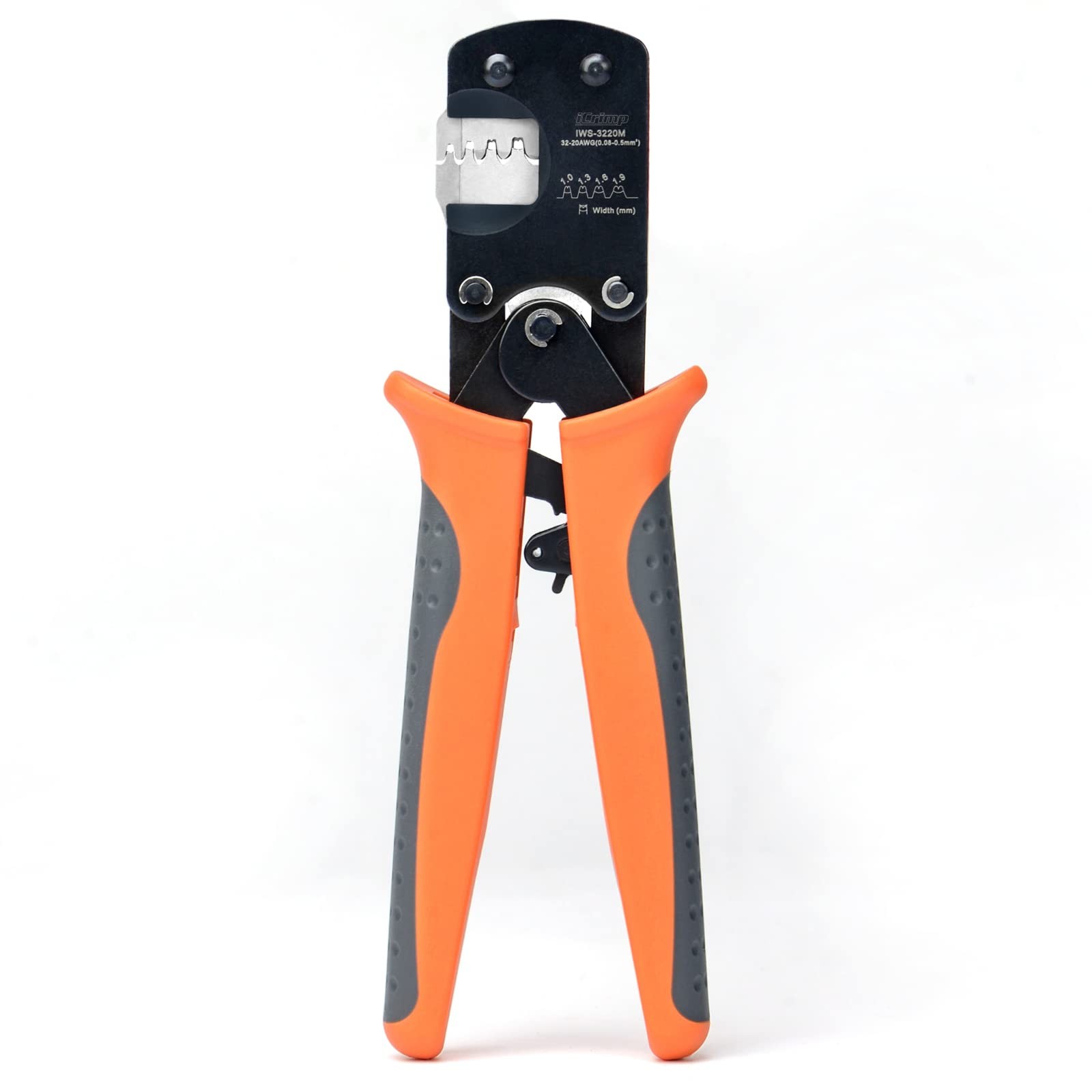 Pince à sertir à cliquet iCrimp IWS-3220M pour micro-connecteurs D-sub de 0,03 à 0,5 mm²