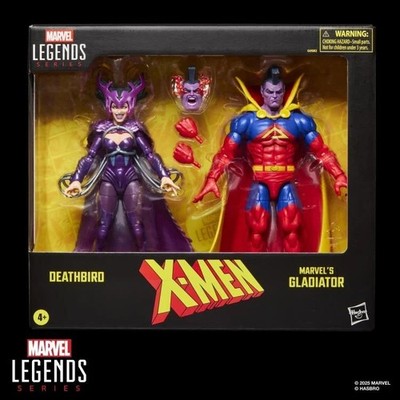 Hasbro Marvel Legends Series 6'' X-Men Deathbird & Marvel's Gladiator Neu/OVP
