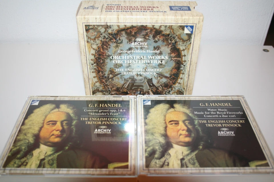 GEORGE FRIDERIC HANDEL - Orchestral Works / Orchesterwerke - English Concert 6CD - Bild 3 von 4