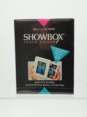 Showbox Photo Viewer 4'' x 6'' Photos Holds Up to 40 - Easy Action To Next Photo