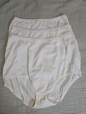 Lot Of 3 VTG Sears All Acetate Elastic Leg Granny Full Brief SZ 7 Panties NOS