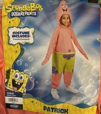 Nickelodeon Patrick Star Jumpsuit Costume Child Small 6/7 SpongeBob Licensed New