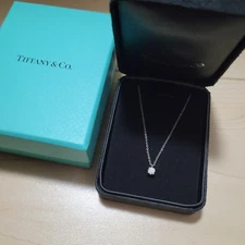 Tiffany Solitaire Diamond Necklace Platinum