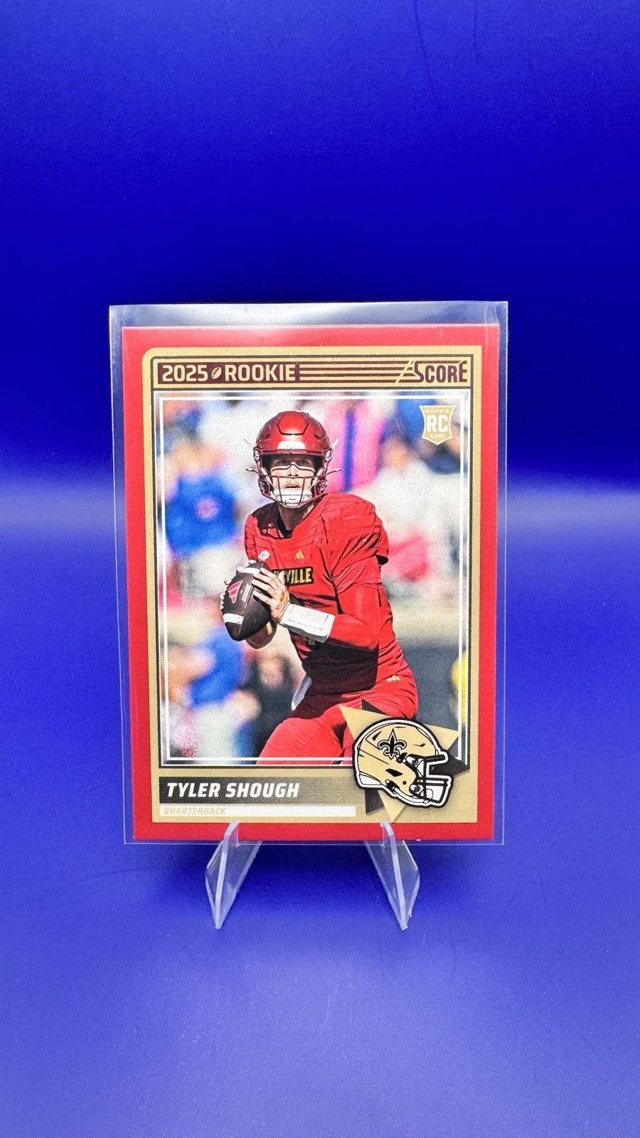 2025 Panini - Tyler Shough Rookie (RC) Red #71 - New Orleans Saints