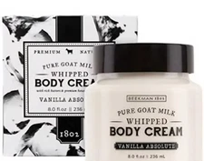 Beekman 1802 Pure Goat Milk Whipped Body Cream "Vanilla Absolute" 8oz New Sealed