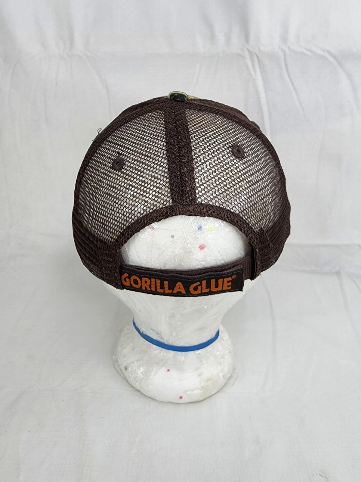 Gorilla Glue Hat Adjustable Camouflage Orange Trim M… Gem