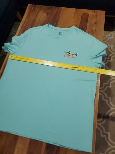 Caribbean 🌴 Graphic T Shirt Men's L "Hooked On Paradise " Marlin Tuna - Picture 8 of 9