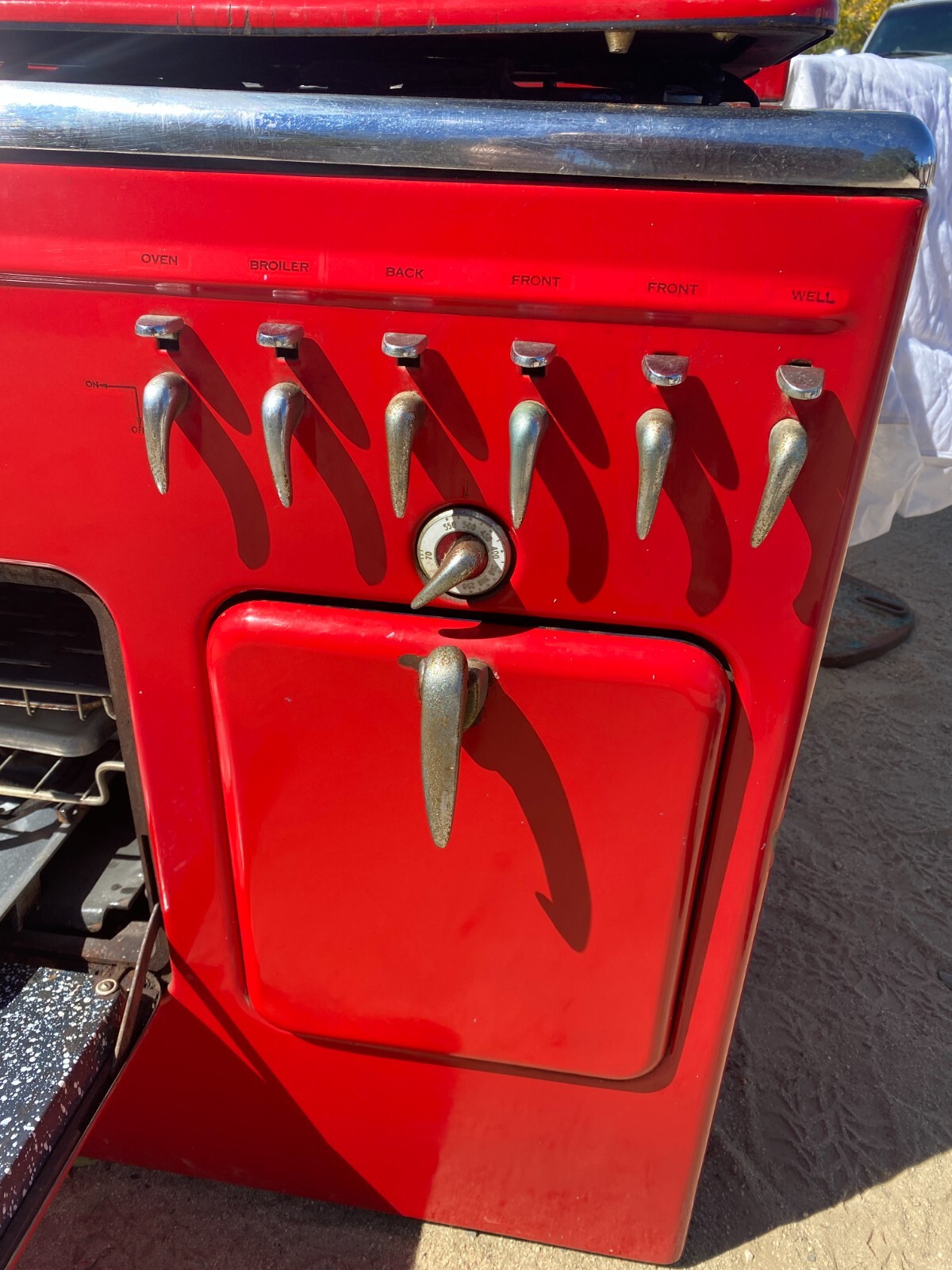 Rare RED 1948 Vintage Chambers Model BZ Vintage Gas Stove eBay