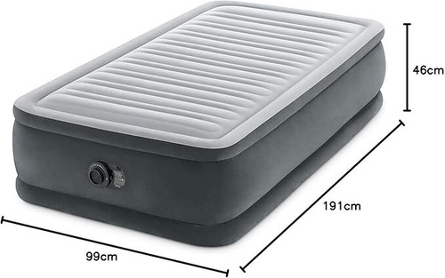 Intex Twin Dura Beam Comfort Plüsch Luftbett 191 x 99 x 46 cm 64412ND - Bild 2 von 5