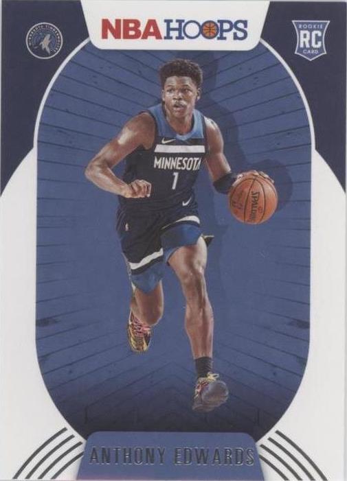 2020-21 Panini NBA Hoops - #216 Anthony Edwards (RC) Rookie 🔥PSA 9🔥