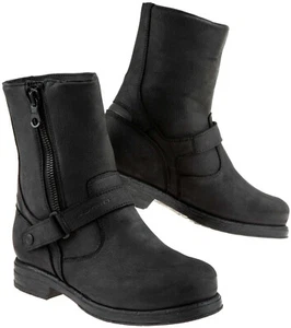 Forma Ladies Motorcycle Boots Waterproof Gem Dry Black Casual Urban Motorbike