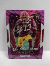 2021 Prizm Draft Picks PURPLE Wave Crusade #196 Rashod Bateman - Golden Gophers