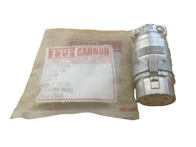 4 x Vintage ITT Cannon EP4 (Alcatel, Amphenol) 4 Pin Buchse Kabel Stecker