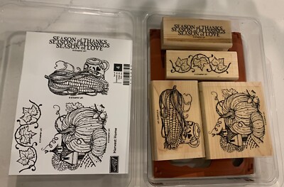 Stampin Up SEASON OF THANKS LOVE BLESSINGS SET RETIRED Nice!