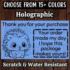 50 SIDE HUSTLE STICKERS 2.25" LABELS REVIEW THANK YOU SHOP SCRATCH RESISTANT