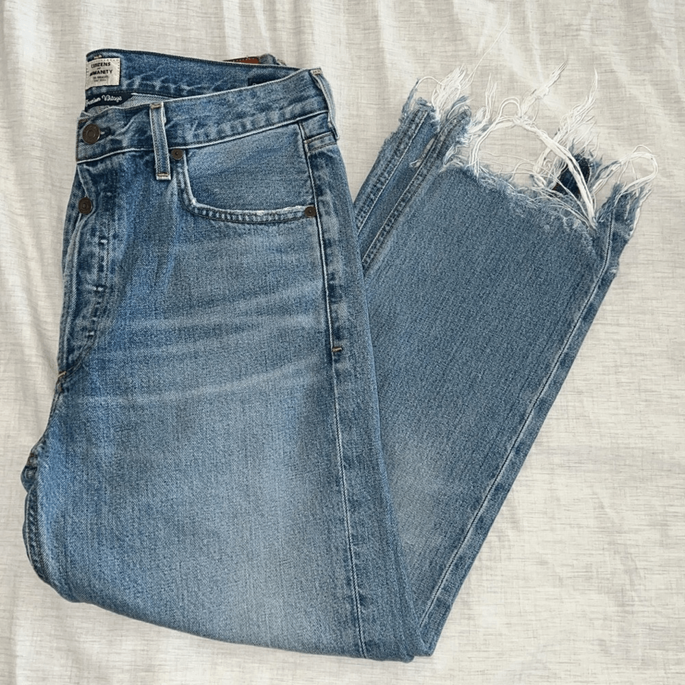 Citizens of Humanity Charlotte Crop High-Rise Straight Women’s Jeans Size 28