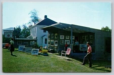 David Baker's Roadside Art Gallery Jackson New Hampshire postcard  (A3)