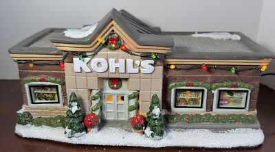 Nicholas Square Christmas Village Illuminated Kohl's Department Store  2016