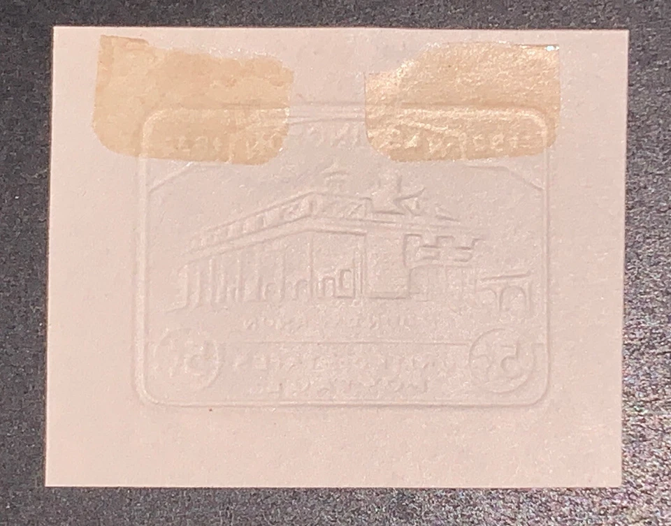 Travelstamps: US Stamps Cut Square Scott #U528 Mount Vernon Mint Hinged - Image 4 of 4