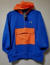 POLO RALPH LAUREN PERFORMANCE MENS DOUBLE-KNIT TUCK-AWAY HOODIE JACKET SZ: XL