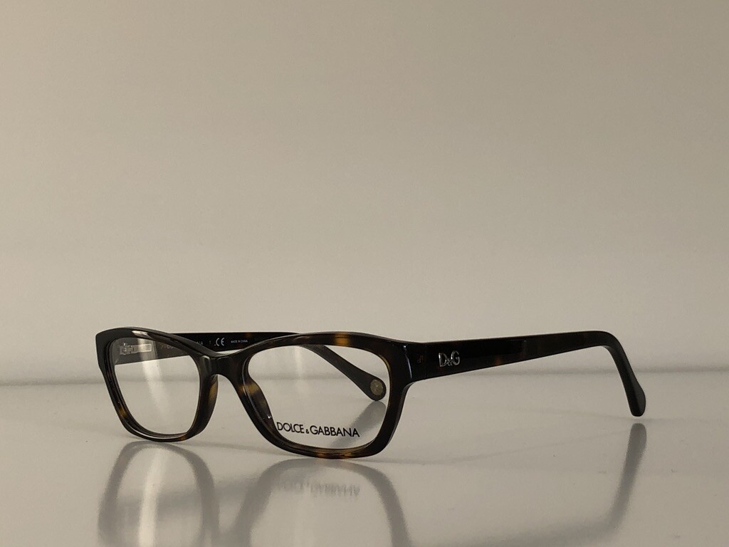 DOLCE & GABBANA DD 1216 502 Rectangle Havana Eyeglasses  display picture 1