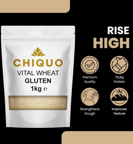 Chiquo Vital Weizengluten 1kg (2er Pack) | Essentiell für Brot, Pizza & mehr - Bild 5 von 8