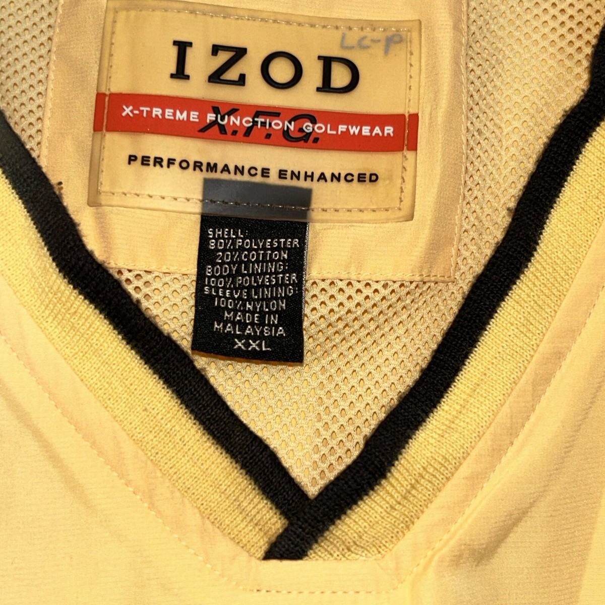IZOD X-Treme Function Golfwear ジャケット M IZOD X-treme Function Golf Wear Size Medium Performance