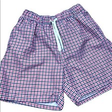 Kanu Surf size medium pink checkered swim trunks