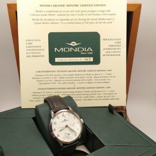 Orologio da uomo automatico Mondia Limited Edition N°169 Grand Data Mecanique - Foto 1 di 6