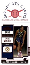 2023-24 Panini Contenders #39 Jarace Walker Game Ticket Blue
