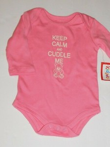 NEW Baby Girls 3-6 Months Bodysuit Creeper Outfit Infant 1 Piece Pink Cat Cute