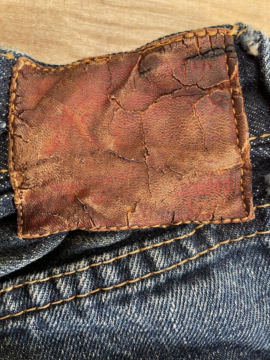 Levis 501 XX Hidden Rivet 1950s Leather Patch Big E Selvedge Levis 501 XX Hidden Rivet 1950s Leather Patch Big E Selvedge