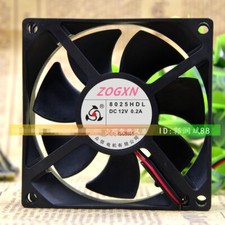 1 pcs ZOGXN 8CM 8025HDL 12V 0.20A chassis power supply ultra-quiet 2-wire fan