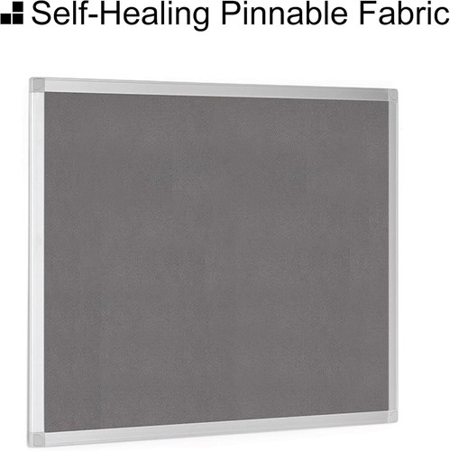 Self-Healing 24" x 36" Fabric Pin Board - Modern Aluminum Frame for Home/Office - Picture 5 of 11
