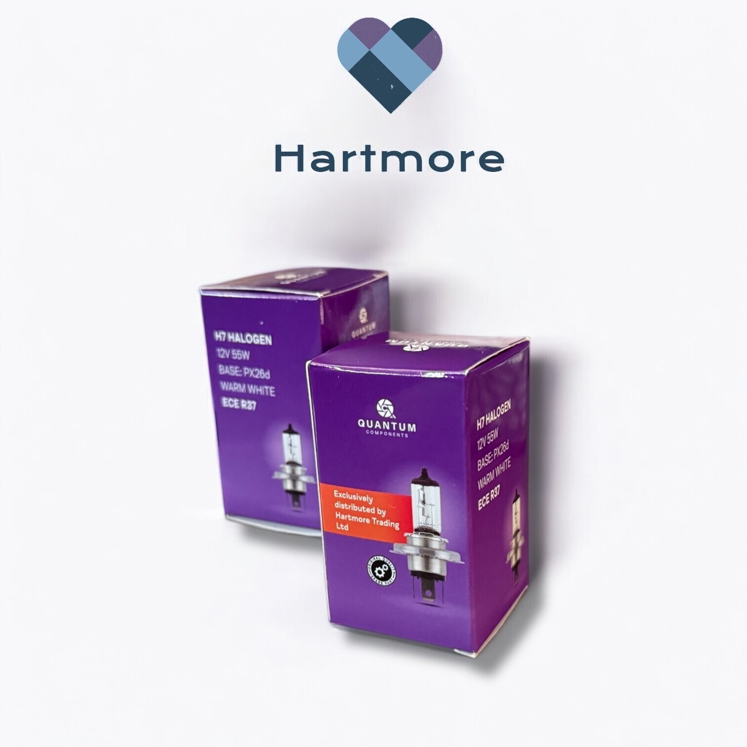 H7 (477,499) 12v 55W PX26d Quantum Components Headlight Bulb Premium Quality