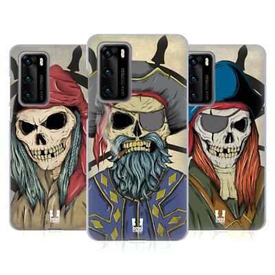 HEAD CASE DESIGNS SKULL PIRATES SOFT GEL CASE FOR HUAWEI PHONES 4