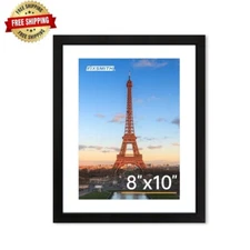 8x10 Picture Frame, HD Plexiglass, Photo Frame for Wall or Tabletop Display