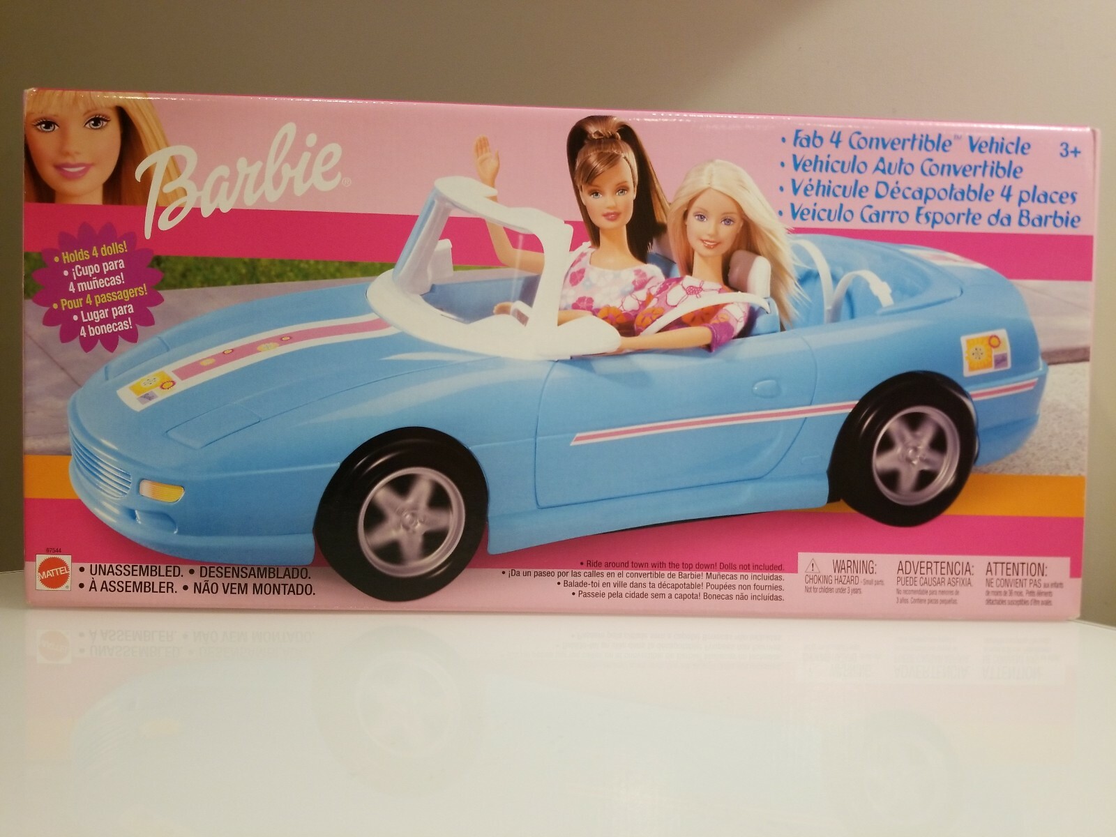 auto convertible de barbie