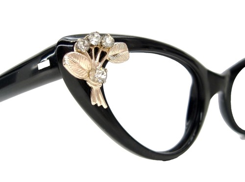 Vintage 50s Cat Eye Blue Sunglasses American Optical Barbie Eyeglasses AO American optical vintage cat eye sunglasses - Gem main image 3