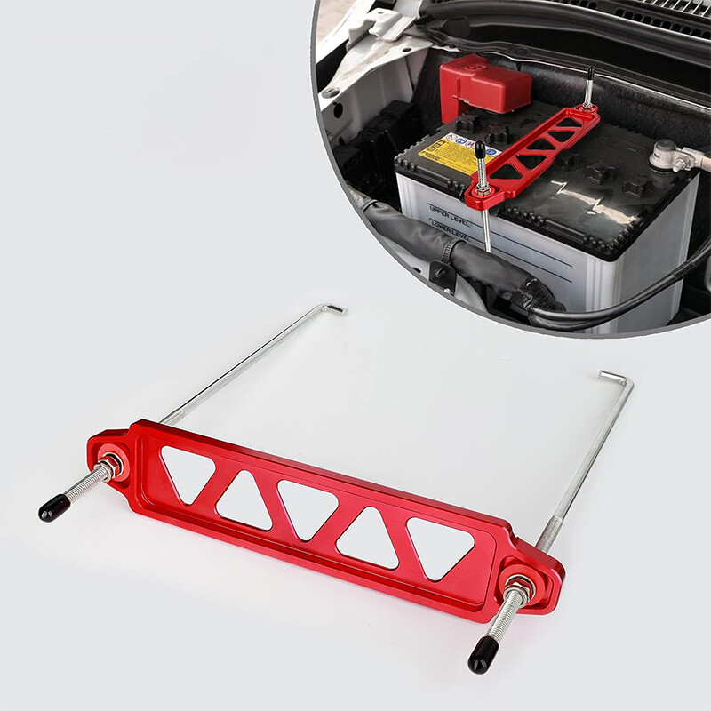 Kimiss Heavy Duty Aluminum Car Battery Tie Down Bracket Hold | Meses Sin Interés - Foto 2