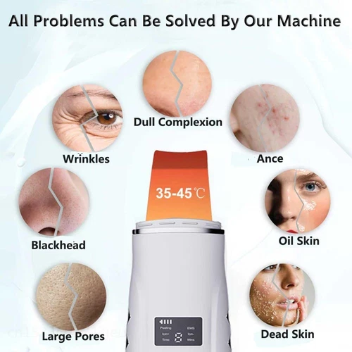 Exfoliante de piel facial raspador y removedor de puntos negros espátula facial exfoliante de piel - Imagen 5 de 6