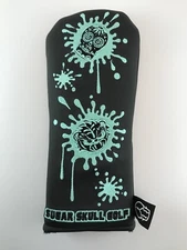New Sugar Skull Golf Characters Paint Splash Black Hy Hybrid Headcover SSG 285