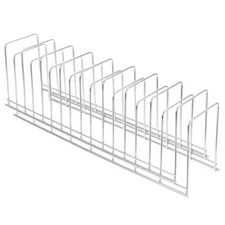 2 Pcs Bowl Rack Disc Kitchen Holder Pot Lid Organizer Stainless Steel Dish