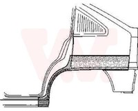 Seitenwand Hinten Links Radlaufrand FüR Opel Kadett E CC 33_ 34_ 43_ 44_