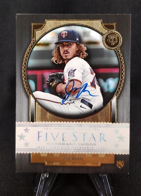 Topps Five Stars 2022 - Joe Ryan - Base Rookie Autographs - Minnesota Twins